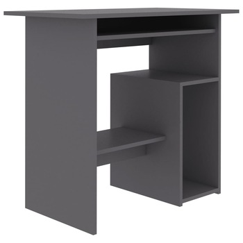 Birou de calculator vidaXL, PAL, 80 x 45 x 74 cm, Gri Birou de calculator vidaXL, PAL, 80 x 45 x 74 cm, Gri
