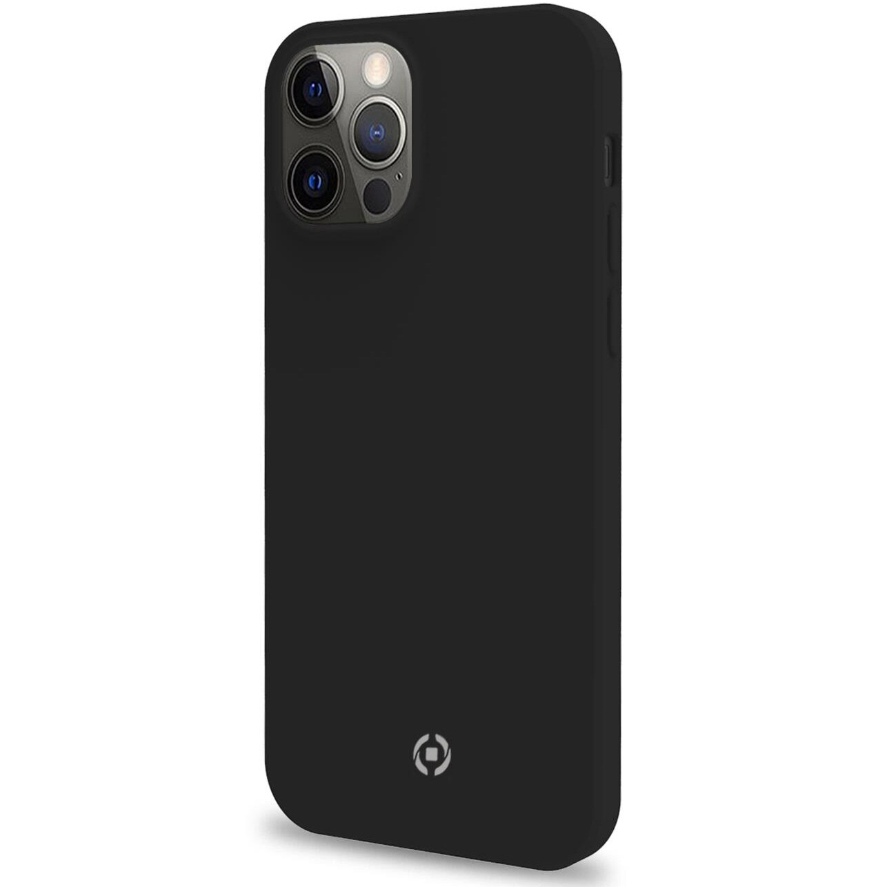 Husa de protectie Celly Feeling pentru iPhone 12 Pro Max, Negru