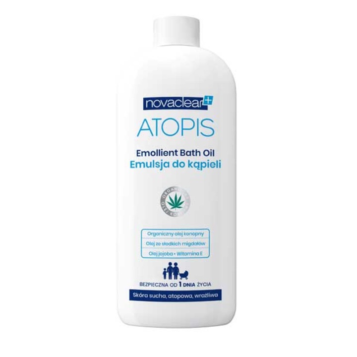 Novaclear, Atopis, Fürdőemulzió, 500 ml