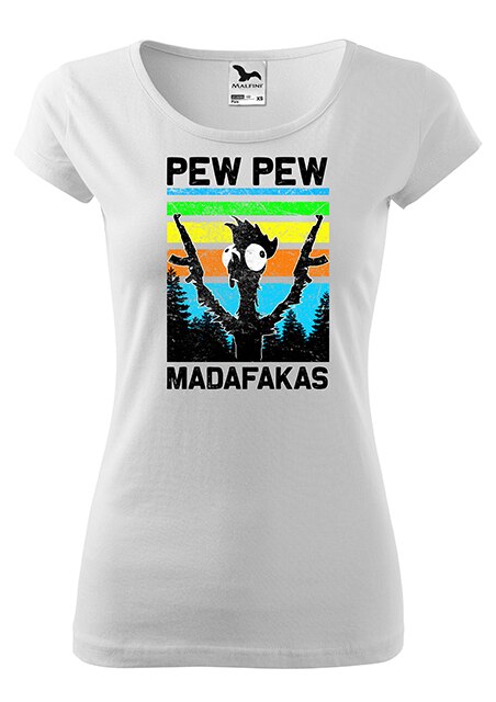 Tricou dama,K-off,Pew Pew Mad Rooster light