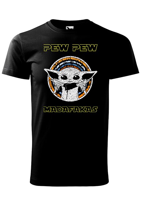 Tricou ,K-off,Pew Pew Baby Yoda