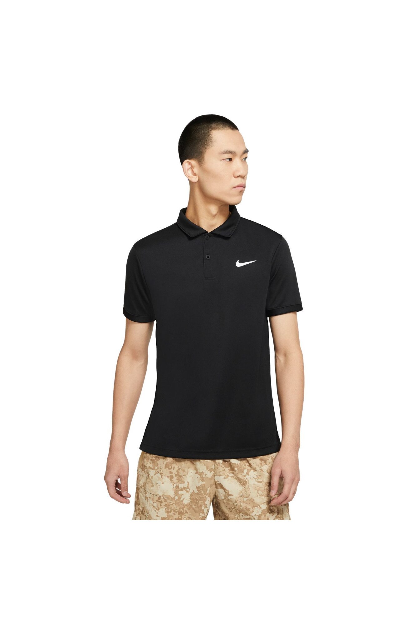 Tricou polo Nike M NKCT DRY POLO CW6849010 Barbati, Negru