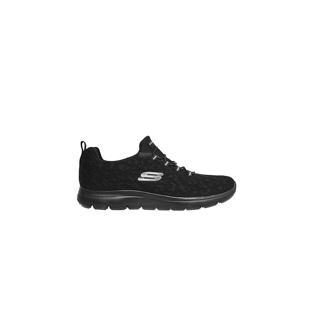 Pantofi Sport Skechers Summits Leopard 149037-BBK, Negru