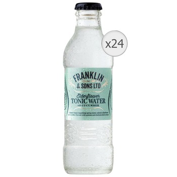Apa tonica Elderflower & Cucumber Franklin&Sons LTD, 24 x 200 ml Apa tonica Elderflower & Cucumber Franklin&Sons LTD, 24 x 200 ml