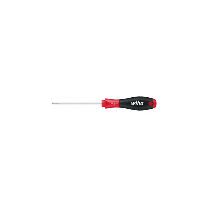 Отвертка Wiha, SoftFinish, Плоска, SL4,5x125 (040301-0428)