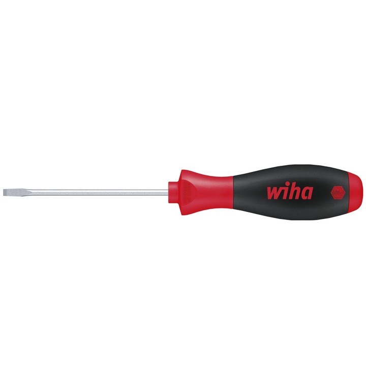 Отвертка Wiha, SoftFinish, Плоска, SL4.0x100 (040301-0576)