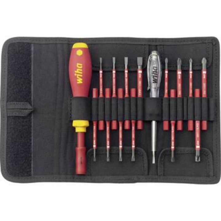 Wiha електрически комплект отвертки slimVario VDE (SL+PH+PZ+SL/PZ+T 2831 T16/No.36068)