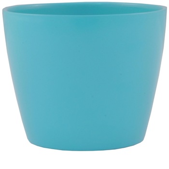 Ghiveci decorativ Ares, Vasar, rotund, turcoaz, interior/exterior, 1 l, 14 x13 cm Ghiveci decorativ Ares, Vasar, rotund, turcoaz, interior/exterior, 1 l, 14 x13 cm