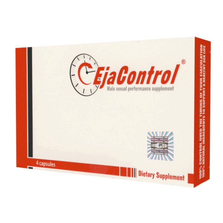 Supliment alimentar contra ejacularii precoce Ejacontrol, 4 capsule