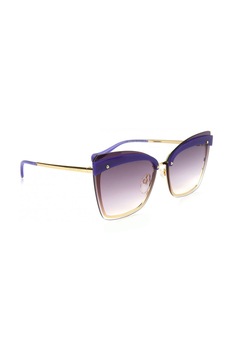 Ana Hickmann, Ochelari de soare cat-eye patrati, Violet/Auriu, 64-13-140 Standard Ana Hickmann, Ochelari de soare cat-eye patrati, Violet/Auriu, 64-13-140 Standard