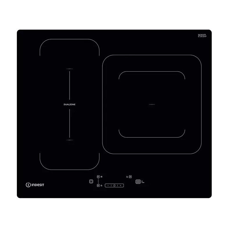 Plita Incorporabila Indesit IB 44Q60 NE, Inductie, Electrica, 3 Zone, Negru