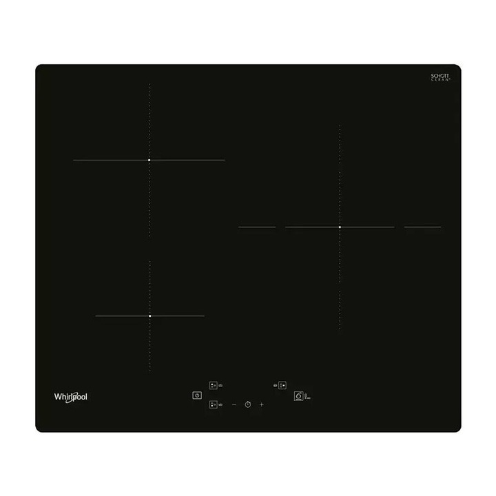 Plita Incorporabila Whirlpool WS Q1160 NE, Electrica, Inductie, 3 Zone, Negru