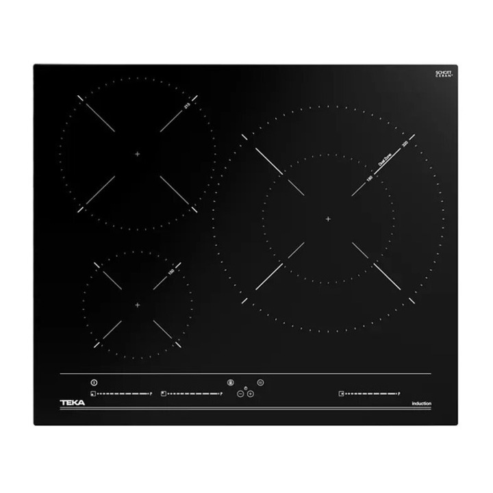 Plita Incorporabila Teka ITC 63320 MSS BK, Electrica, Inductie, 3 Zone, 32 cm, Negru