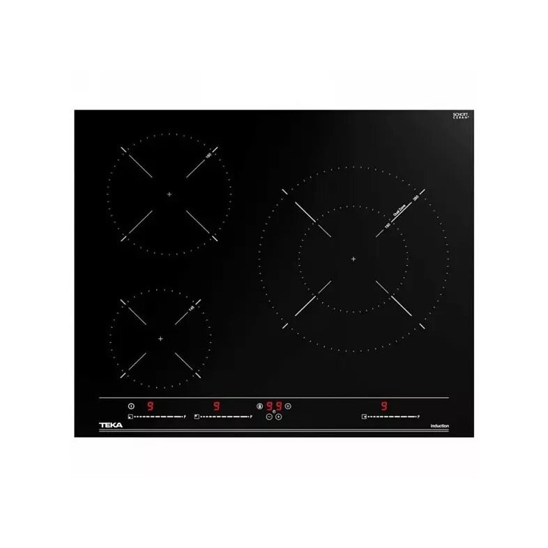 Plita Incorporabila TEKA IBC 63015, Electrica, Inductie, 3 Zone, Negru