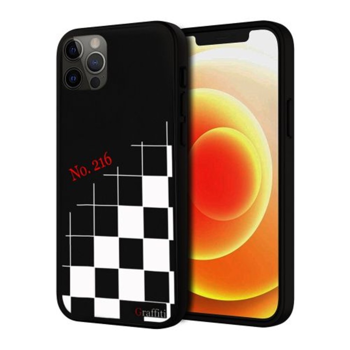 Калъф за телефон iPhone 12 Pro Max - Graffiti No.216 шарен силиконов кейс