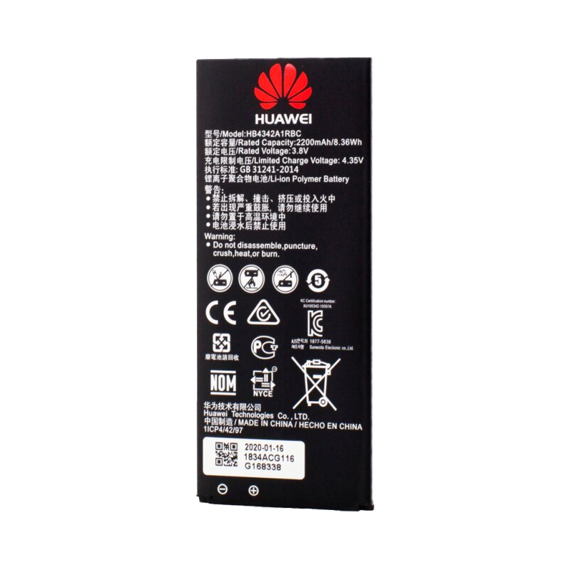 Acumulator compatibil cu Huawei HB4342A1RBC