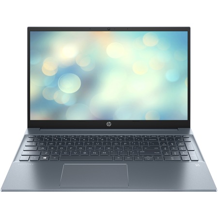 Laptop HP 15-eh0057nq cu procesor AMD Ryzen™ 3 4300U pana la 3.70 GHz, 15.6", Full HD, 8GB, 256GB SSD, AMD Radeon™ Graphics, Free DOS, Fog Blue