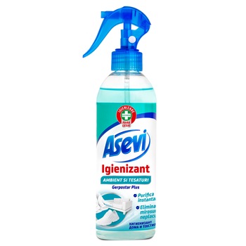 Igienizant ambient si tesaturi Asevi Gerpostar, flacon 400 ml Igienizant ambient si tesaturi Asevi Gerpostar, flacon 400 ml