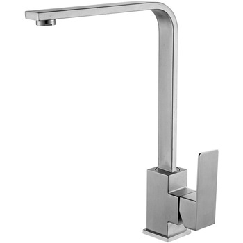 Baterie chiuveta bucatarie ZAFIT™ LUX-21, tip lebada, otel inoxidabil, cartus ceramic, pipa inalta, 360 grade, monocomanda, racorduri incluse, Nichel Baterie chiuveta bucatarie ZAFIT™ LUX-21, tip lebada, otel inoxidabil, cartus ceramic, pipa inalta, 360 grade, monocomanda, racorduri incluse, Nichel