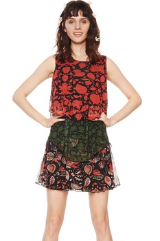 Rochie dama Desigual 18SWVKCG , Rosu , S Rochie dama Desigual 18SWVKCG , Rosu , S