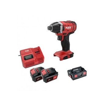 Masina de gaurit cu impact cu 2 acumulatori, FLEX, ID 1/4 Masina de gaurit cu impact cu 2 acumulatori, FLEX, ID 1/4