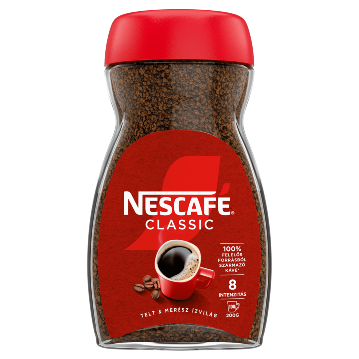 Nescafé Classic azonnal oldódó kávé, 200g