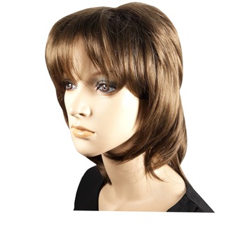 Peruca dama, fibra sintetica, cu aspect natural, saten auriu, lungime medie Peruca dama, fibra sintetica, cu aspect natural, saten auriu, lungime medie