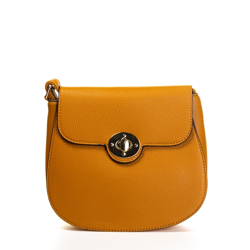 Geanta dama Tina 2958, de umar, Casual, Galben
