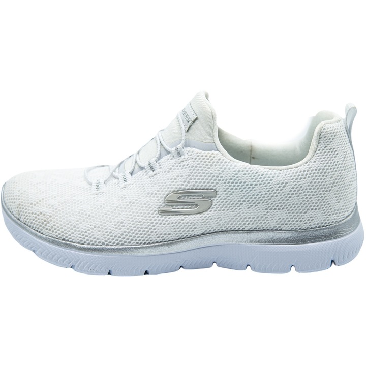 Pantofi sport femei Skechers Summits Leopard Spot 23577, 40, Alb - eMAG.ro