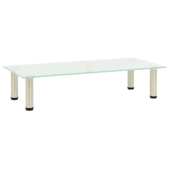 Comoda TV transparenta cu sticla securizata mata, vidaXL, Sticla, 81 x 35 x 17 cm, Transparent Comoda TV transparenta cu sticla securizata mata, vidaXL, Sticla, 81 x 35 x 17 cm, Transparent