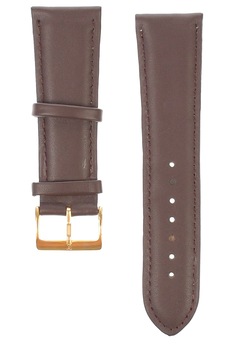 Curea de ceas din piele mata, 26 mm x 24 cm, maro inchis - 60726X24MGOLD Curea de ceas din piele mata, 26 mm x 24 cm, maro inchis - 60726X24MGOLD
