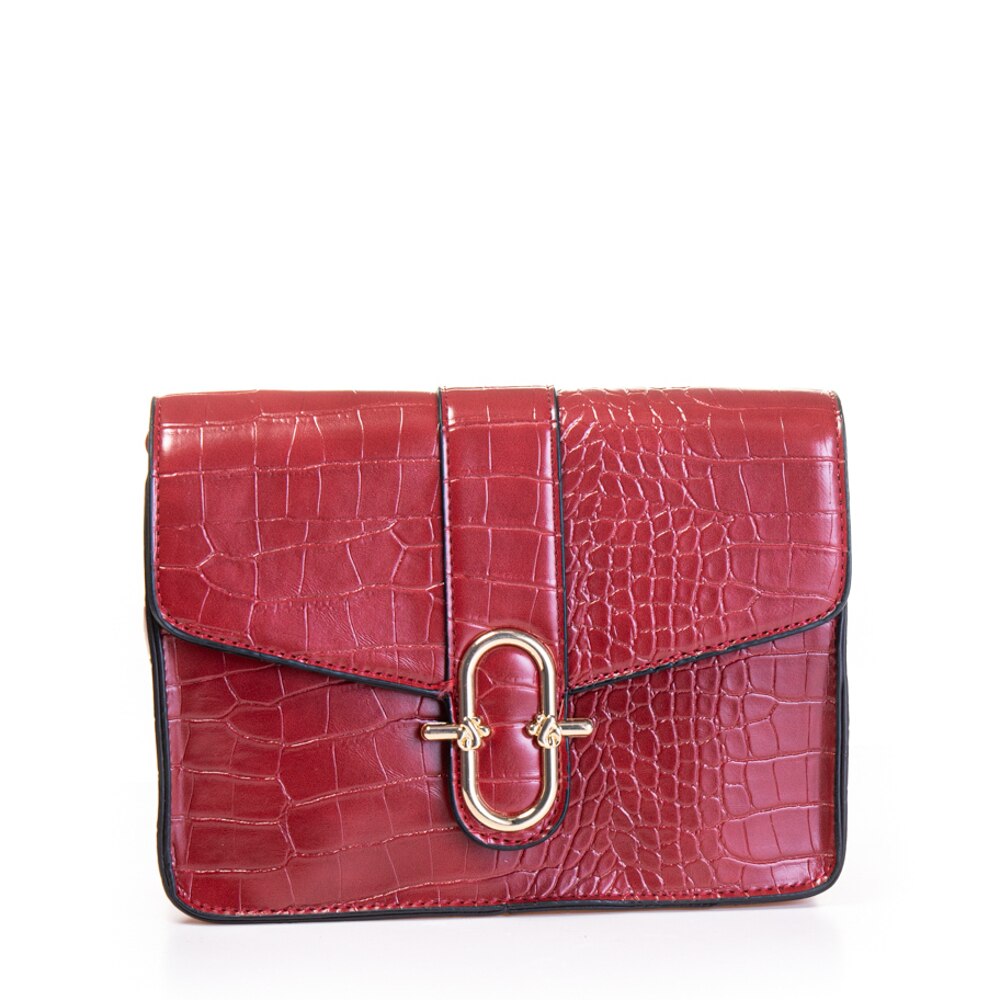 Geanta dama Julia 6688, de umar, Casual, Rosu