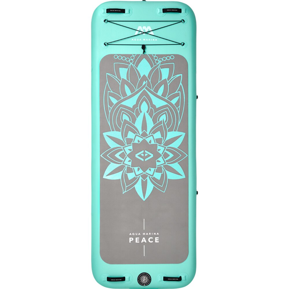 Set placa gonflabila iSup Aqua Marina Peace, platforma yoga, dimensiune 250*90*15cm