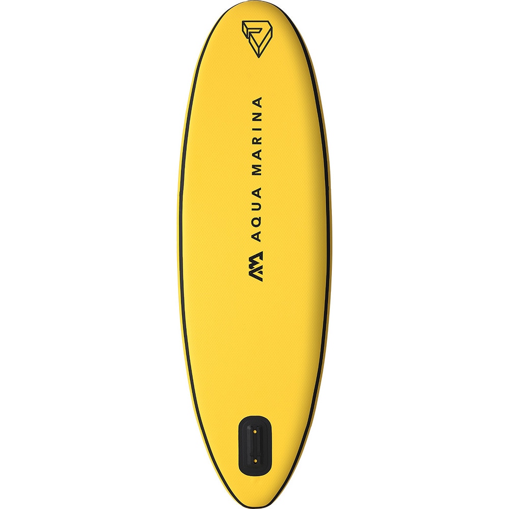 Planche SUP Aqua Marina Vibrant Youth 2.4m - Pour Enfants, Jaune, Poids 5.7kg - Pagaie, Pompe Et Sac Inclus