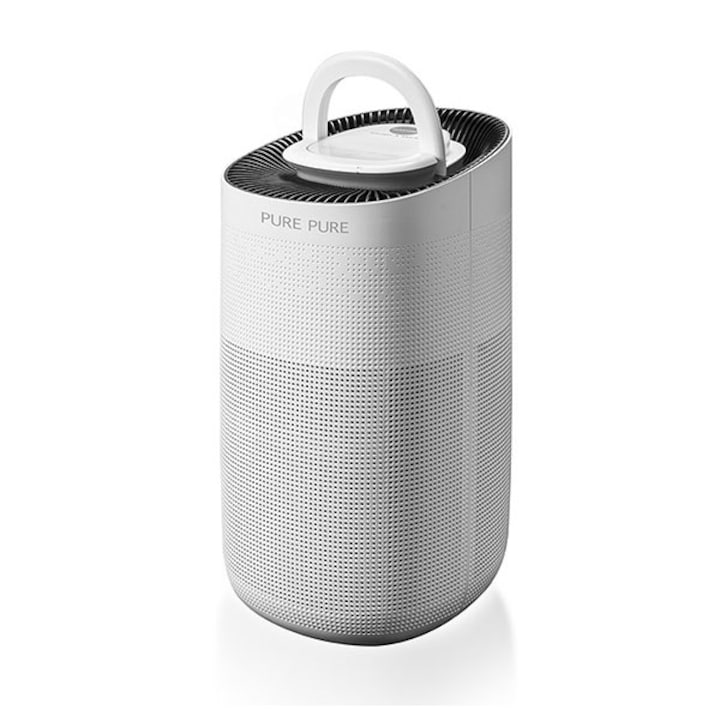 Purificator de aer cu umidificator Sharp UA-HG40E-L, 4 modele de filtrare, 6 senzori de praf, Plasmacluster Ion Technology, 26m², alb