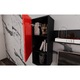 Irim Pascale Nappali bútorkészlet, 200x38.5x171 cm, fényes, Fekete/Piros