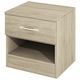 Noptiera Irim Faust, 40x35,5x41 cm, 1 sertar, culoare Sonoma
