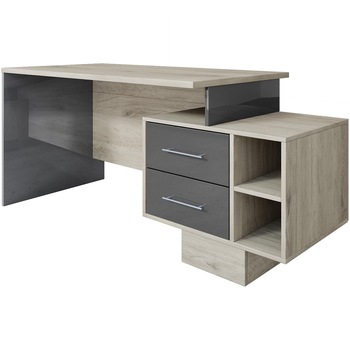 Birou Irim Theta 148x60x75 cm, Sonoma/Gri Cobalt Birou Irim Theta 148x60x75 cm, Sonoma/Gri Cobalt