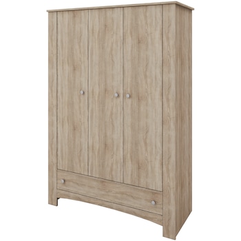 Dulap Irim Country, 124x52x180 cm, 3 usi, 1 sertar, culoare Sonoma Dark Dulap Irim Country, 124x52x180 cm, 3 usi, 1 sertar, culoare Sonoma Dark