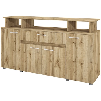Comoda Irim Space 153,6x43x85 cm, 4 usi , 1 sertar, culoare Stejar Dakota Comoda Irim Space 153,6x43x85 cm, 4 usi , 1 sertar, culoare Stejar Dakota