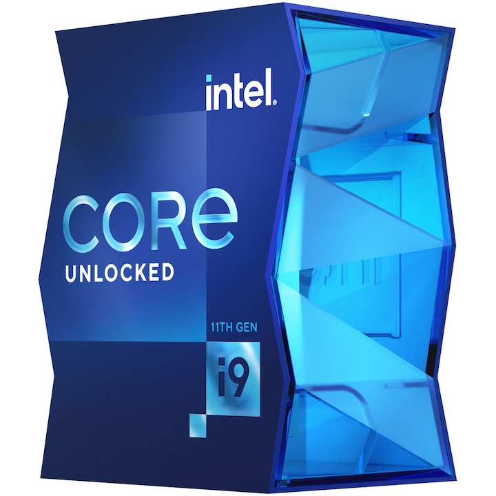 Intel Core 9 i9-11900K Rocket Lake processzor, 3,50 GHz, 16 MB, Socket 1200