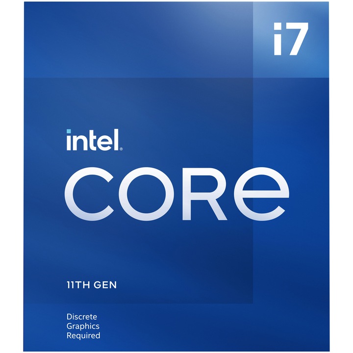 Процесор Intel® Core™ i7-11700F Rocket Lake, 2.50 GHz, 16MB, Без вградена видео карта, Socket 1200