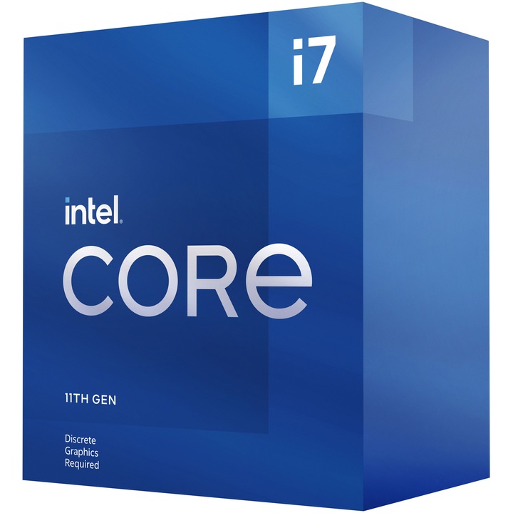 Процесор Intel® Core™ i7-11700F Rocket Lake, 2.50 GHz, 16MB, Без вградена видео карта, Socket 1200
