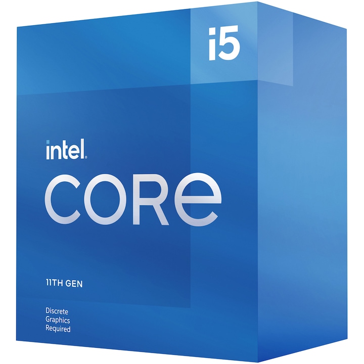 Intel Core i5-11400F Rocket Lake processzor, 2,6 GHz, 12 MB, integrált videokártya nélkül, Socket 1200