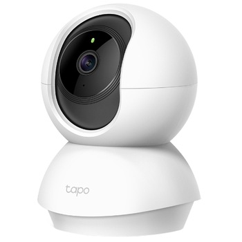 Camera de supraveghere Smart TP-Link Tapo C210 cu Pan/Tilt 360 grade, Rezolutie Filmare 3MP Ultra HD, Functie Baby Monitor, Wireless, Night Vision, Detectarea miscarilor, Two-Way Audio, Alarma sonora si luminoasa, Control Vocal, Mod Privacy, Alb Camera de supraveghere Smart TP-Link Tapo C210 cu Pan/Tilt 360 grade, Rezolutie Filmare 3MP Ultra HD, Functie Baby Monitor, Wireless, Night Vision, Detectarea miscarilor, Two-Way Audio, Alarma sonora si luminoasa, Control Vocal, Mod Privacy, Alb