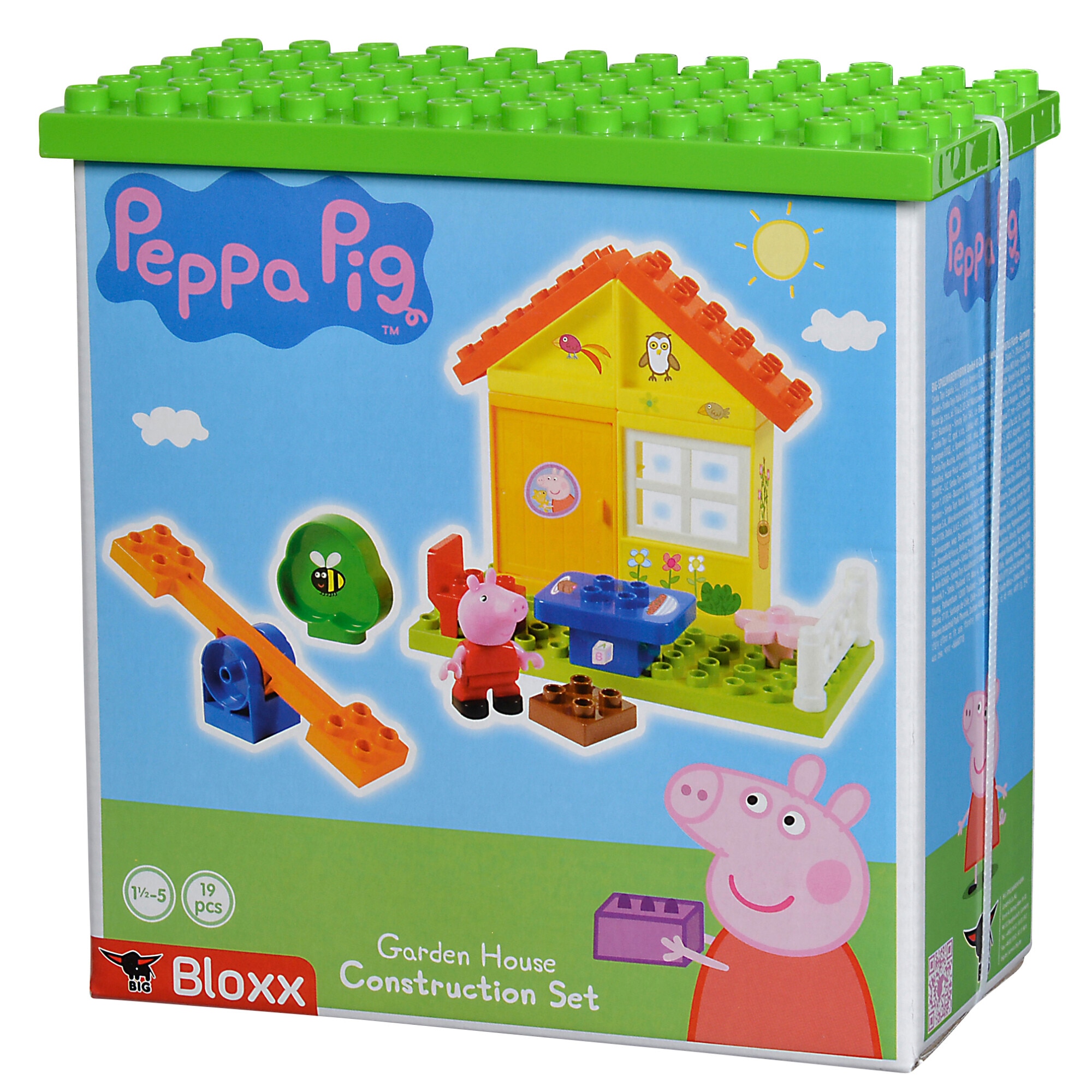 Set de constructie BIG - Peppa Pig, Garden house, 19 piese
