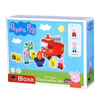 Set de constructie BIG - Peppa Pig, Fire Engine, 42 piese Set de constructie BIG - Peppa Pig, Fire Engine, 42 piese