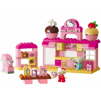 Set de constructie BIG - Hello Kitty, Bakery, 84 piese Set de constructie BIG - Hello Kitty, Bakery, 84 piese