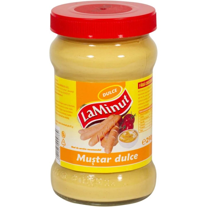 Édes mustár La Minut, 300g