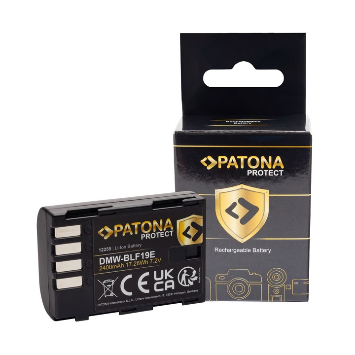 Acumulator Patona Protect DMW-BLF19 2400mAh replace Panasonic DMC-GH3 GH4 GH5